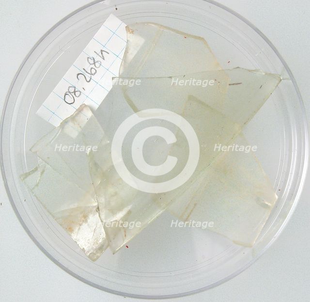 Glass Fragments, Coptic, 4th-early 5th century. Creator: Unknown.