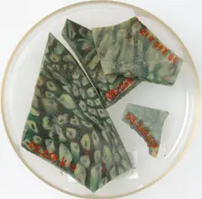 Glass Fragments, Coptic, 4th-early 5th century. Creator: Unknown