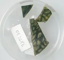 Glass Fragments, Coptic, 4th-early 5th century. Creator: Unknown