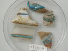 Glass Fragments, Coptic, 4th-early 5th century. Creator: Unknown