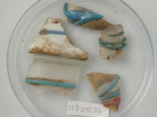 Glass Fragments, Coptic, 4th-early 5th century. Creator: Unknown