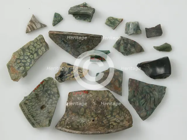 Glass Fragments, Coptic, 4th-early 5th century. Creator: Unknown.