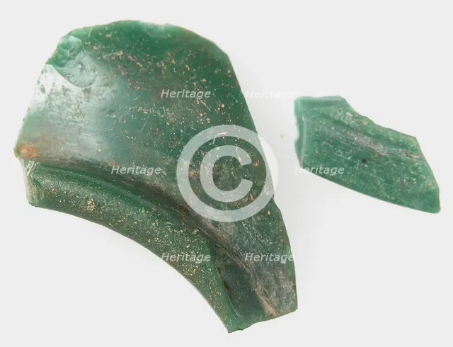 Glass Fragments, Coptic, 4th-early 5th century. Creator: Unknown.