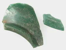Glass Fragments, Coptic, 4th-early 5th century. Creator: Unknown