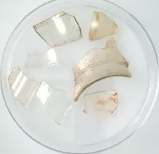 Glass Fragments, Coptic, 4th-early 5th century. Creator: Unknown