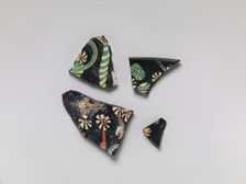 Glass Fragments from a Vessel, Coptic, 4th-early 5th century. Creator: Unknown
