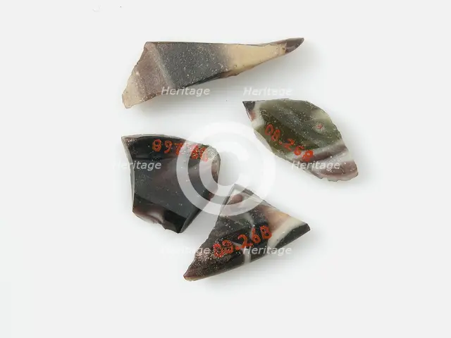 Glass Fragments from a Vessel, Coptic, 4th-early 5th century. Creator: Unknown.