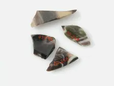Glass Fragments from a Vessel, Coptic, 4th-early 5th century. Creator: Unknown