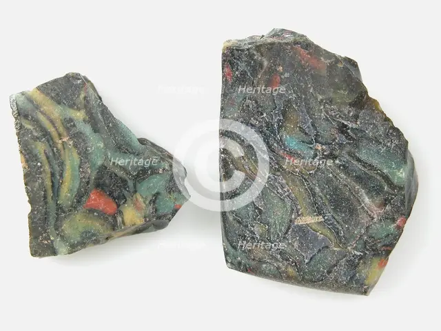 Glass Fragments from a Vessel, Coptic, 4th-early 5th century. Creator: Unknown.