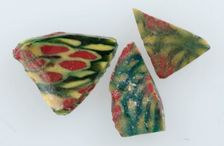 Glass Fragments from a Vessel, Coptic, 4th-early 5th century. Creator: Unknown