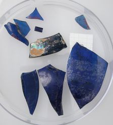 Glass Fragments from a Vessel, Coptic, 4th-early 5th century. Creator: Unknown