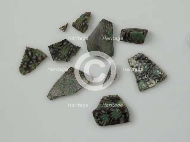 Glass Fragments from a Vessel, Coptic, 4th-early 5th century. Creator: Unknown.