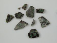 Glass Fragments from a Vessel, Coptic, 4th-early 5th century. Creator: Unknown