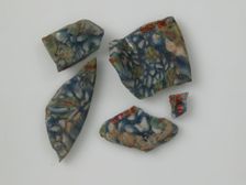 Glass Fragments from a Vessel, Coptic, 4th-early 5th century. Creator: Unknown