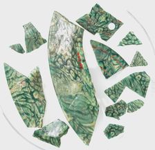 Glass Fragments from a Vessel, Coptic, 4th-early 5th century. Creator: Unknown
