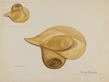 Glass Hat, c. 1936. Creator: Yolande Delasser