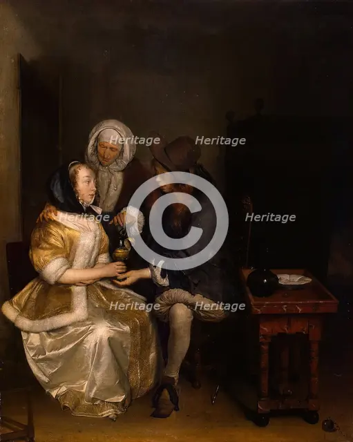 Glass of Lemonade, 1663. Creator: Gerard Terborch II.