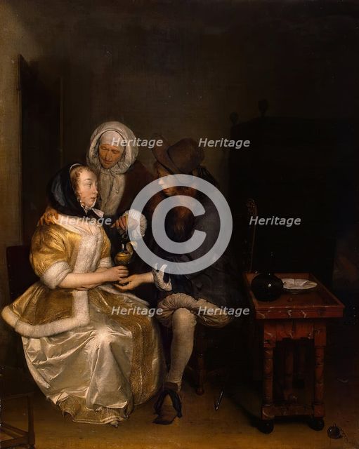 Glass of Lemonade, 1663. Creator: Gerard Terborch II.