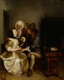 Glass of Lemonade, copy after Gerh. Terborch's painting, 1892. Creator: Helene Schjerfbeck
