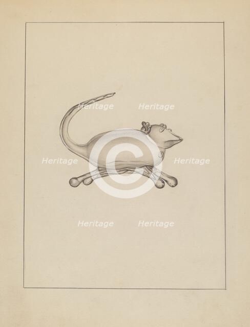 Glass Mouse, 1935/1942. Creator: Unknown.