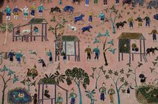 Glass Mosaics in the Wat Xieng Thong, Luang Prabang, Laos, 1950s. Artist: Anonymous master