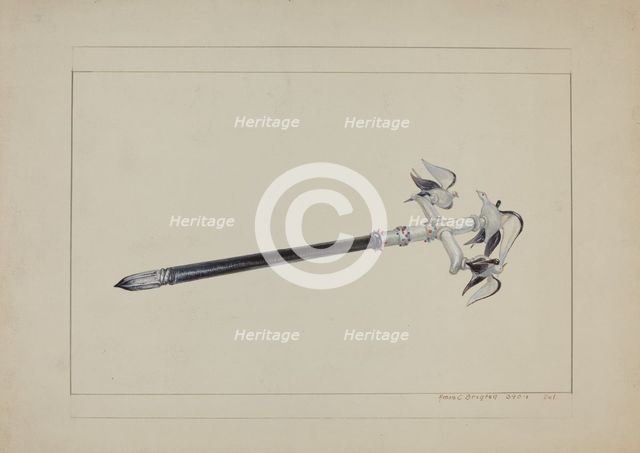 Glass Pen, 1935/1942. Creator: Amos C. Brinton.