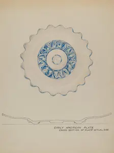 Glass Plate, c. 1936. Creator: Wellington Blewett