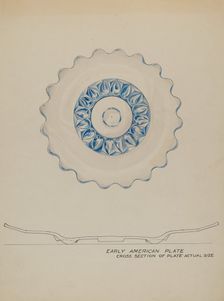 Glass Plate, c. 1936. Creator: Wellington Blewett