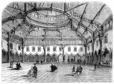 Glass Roof of the late Antwerp Bourse, 1858. Creator: Unknown
