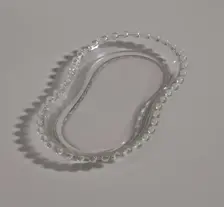 Glass tray from Mae's Millinery Shop, 1941-1994. Creator: Unknown