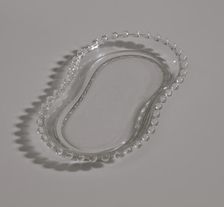 Glass tray from Mae's Millinery Shop, 1941-1994. Creator: Unknown