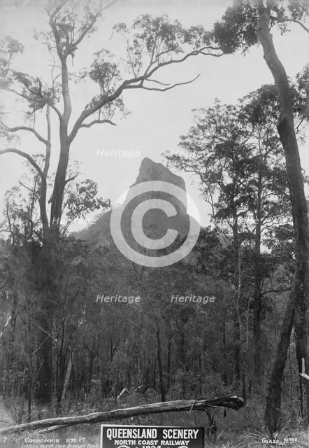 Glasshouse Mountains, Coonowrin, 1894. Creator: Unknown.