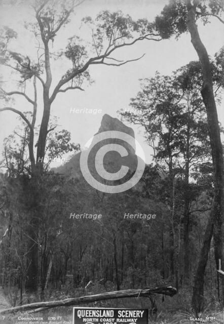Glasshouse Mountains, Coonowrin, 1894. Creator: Unknown.