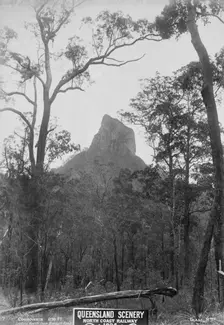 Glasshouse Mountains, Coonowrin, 1894. Creator: Unknown