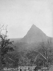 Glasshouse Mountains: Beerwah from Coonowrin, 1894. Creator: Unknown