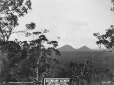 Glasshouse Mountains: Mt Tunbubudla from Coonowrin, 1894. Creator: Unknown