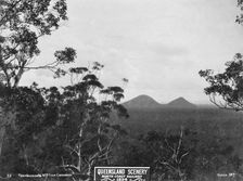 Glasshouse Mountains: Mt Tunbubudla from Coonowrin, 1894. Creator: Unknown