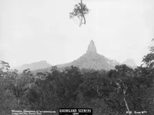 Glasshouse Mountains, Ngungun, Coonowrin and Tibberoowuccum, 1894. Creator: Unknown