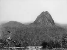 Glasshouse Mountains, Tibberoowuccum from Mt Ewen, 1894. Creator: Unknown