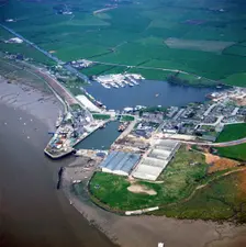 Glasson Dock, Lancashire, 1972. Artist: Aerofilms
