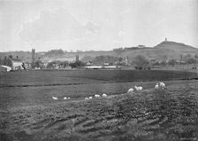 Glastonbury and the Tor c1896. Artist: Walter Tully