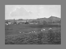 Glastonbury and the Tor, c1900. Artist: Walter Tully