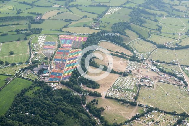 Glastonbury Festival 2019, 11 days after it had ended, Pilton, Somerset, 2019. Creator: Damian Grady.