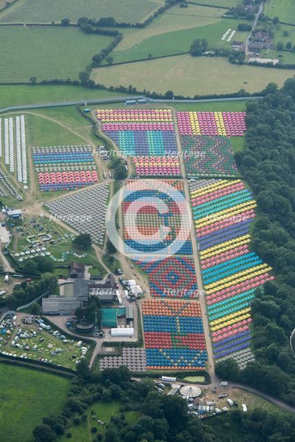 Glastonbury Festival 2019, 11 days after it had ended, Pilton, Somerset, 2019. Creator: Damian Grady.
