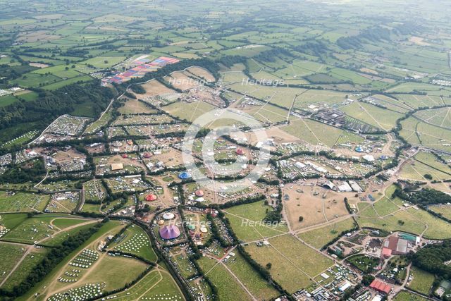 Glastonbury Festival 2019, 11 days after it had ended, Pilton, Somerset, 2019. Creator: Damian Grady.