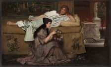 Glaucus and Nydia, 1867. Creator: Lawrence Alma-Tadema (British, 1836-1912)
