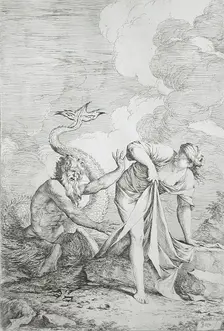 Glaucus and Scylla, c1661. Creator: Salvator Rosa