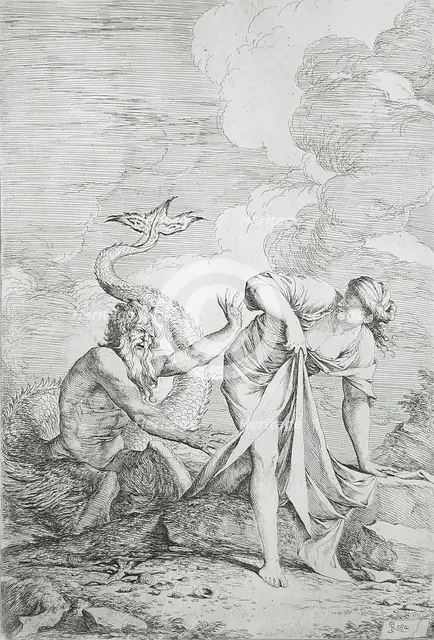 Glaucus and Scylla, c1661. Creator: Salvator Rosa.