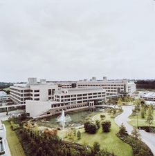 Glaxo Medical Research Centre, Gunnels Wood Road, Stevenage, Hertfordshire, Jan - Aug 1995. Creator: John Laing plc