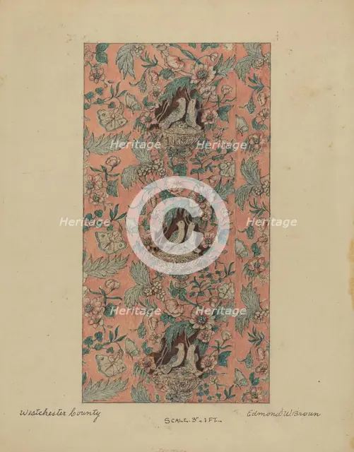 Glazed Chintz, c. 1936. Creator: Edmond W. Brown.